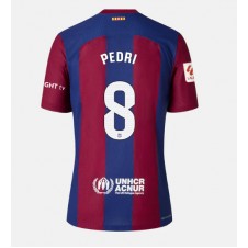 Barcelona Pedri Gonzalez #8 Hemmatröja Dam 2023-24 Korta ärmar